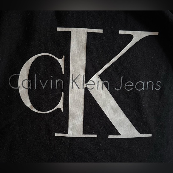 Monologo Calvin Klein Fleece Relaxed Crewneck Sweatshirt - Picture 6 of 12